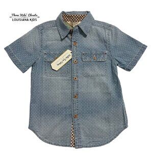 NEW Matilda Jane + Joanna Gaines Boys 4Y Home For Dinner Shirt